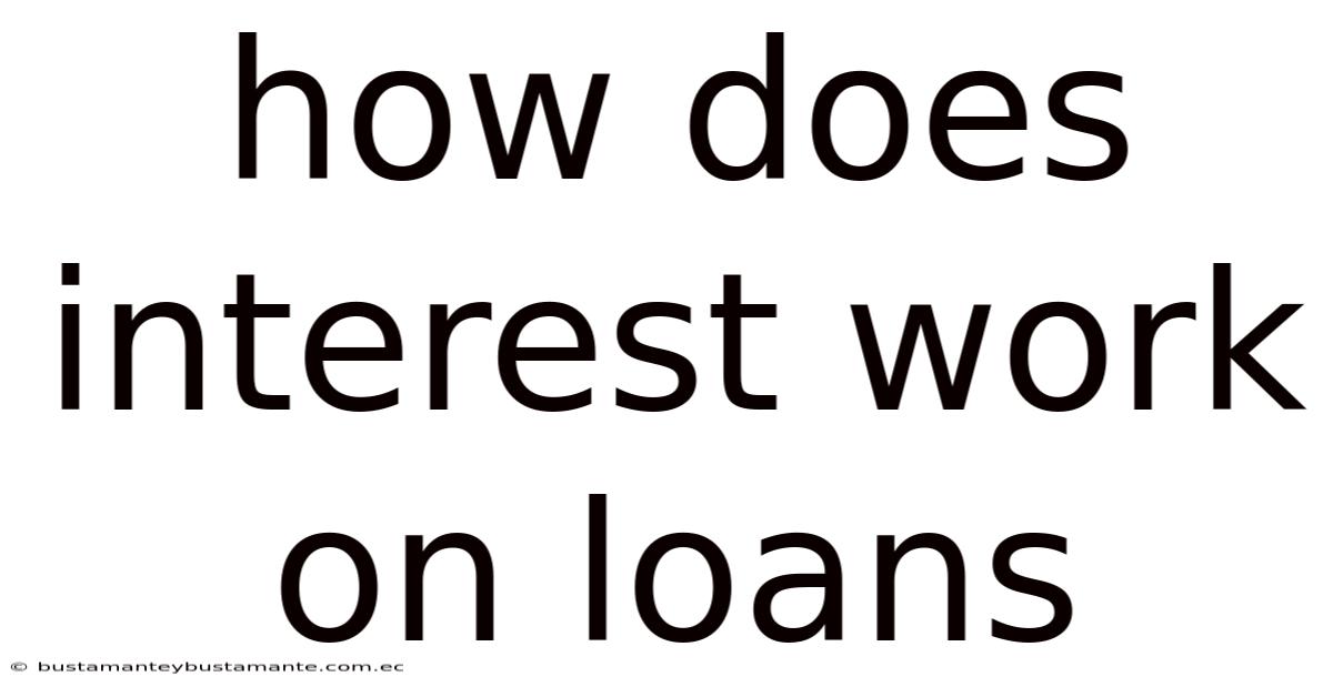 How Does Interest Work On Loans