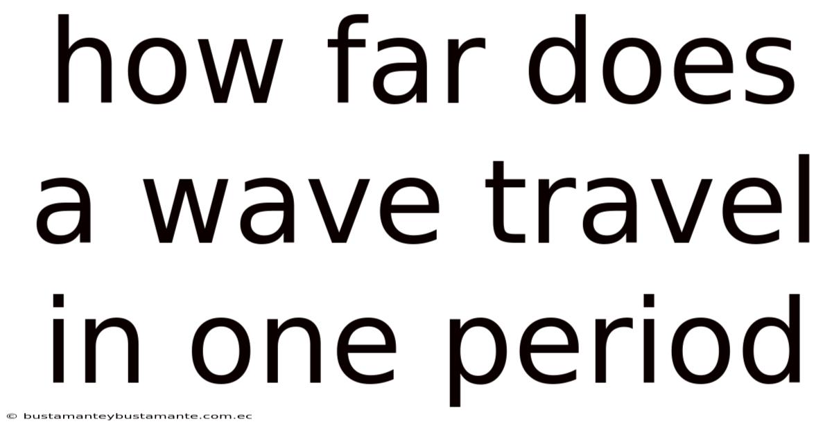 How Far Does A Wave Travel In One Period