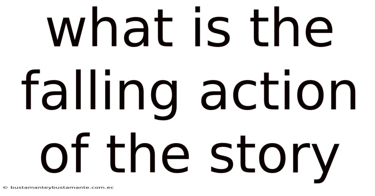 What Is The Falling Action Of The Story