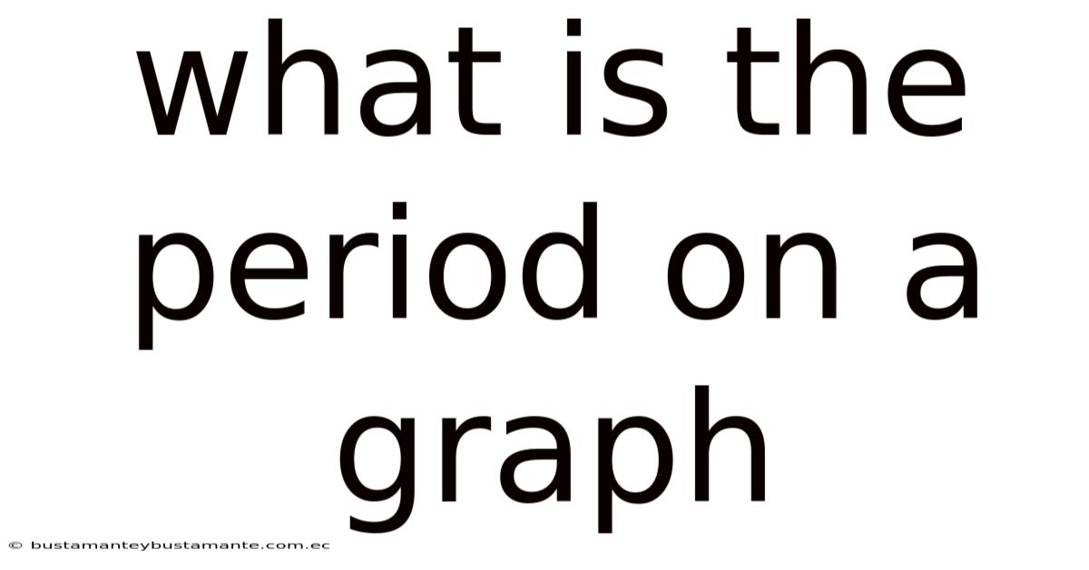 What Is The Period On A Graph