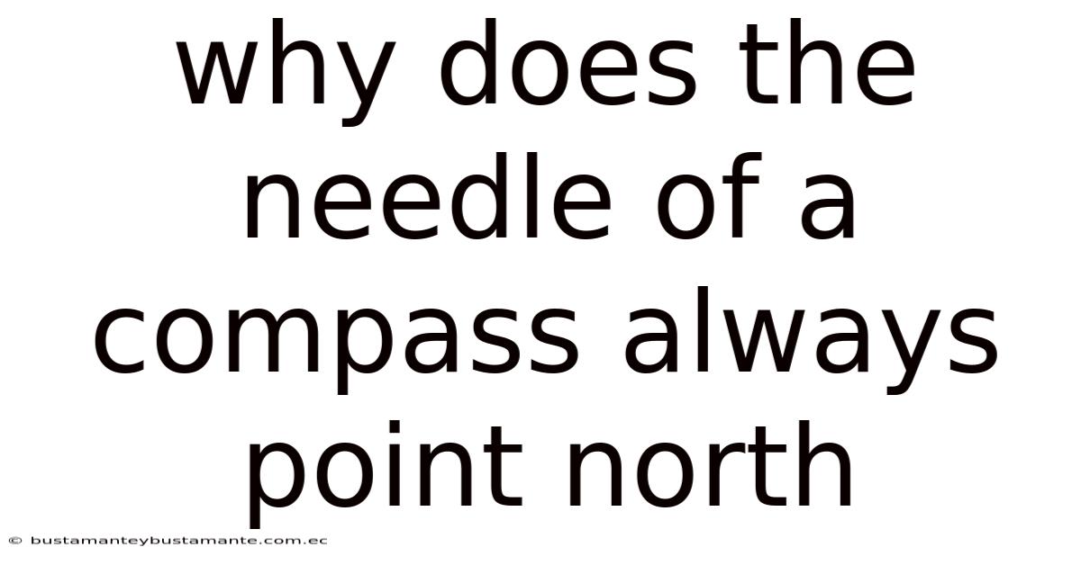 Why Does The Needle Of A Compass Always Point North